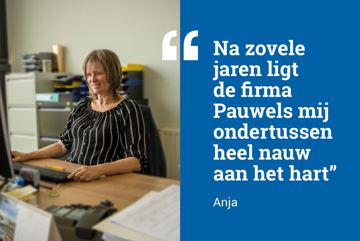 Pauwels Werknemer van de maand Anja